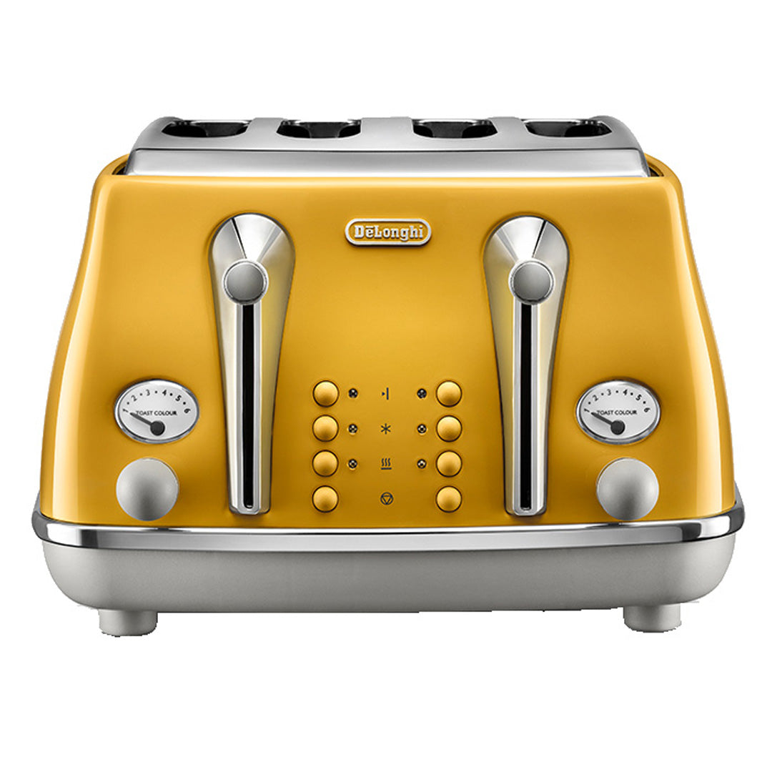 Delonghi Icona Capitals 4 Slice Toaster New York Yellow - CTOC4003Y image_1