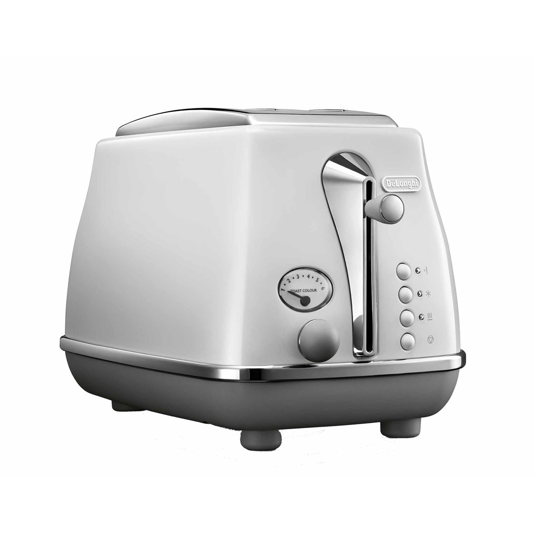 Delonghi Icona Capitals White 2 Slice Toaster - CTOC2003W image_1