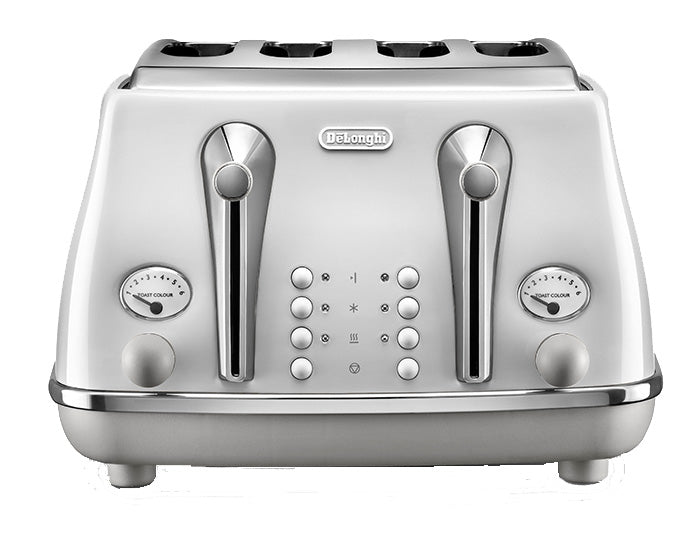 Delonghi Icona Capitals 4 Slice Toaster Sydney White - CTOC4003W image_1