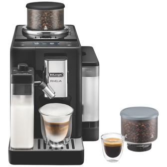 Delonghi Rivelia Fully Automatic Coffee Machine Onyx Black