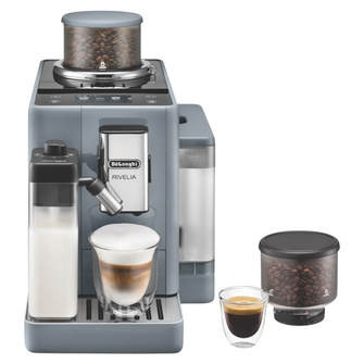 Delonghi Rivelia Fully Automatic Coffee Machine Pebble Grey