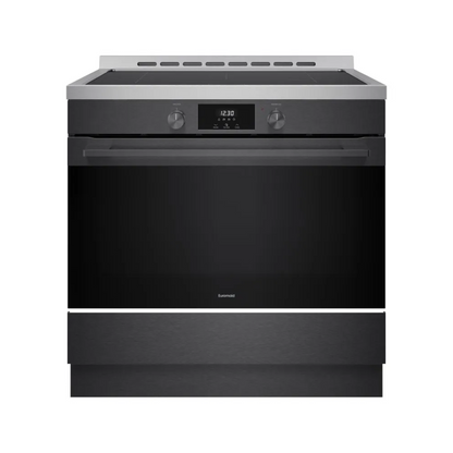 Euromaid 90cm Induction Freestanding Cooker Dark Stainless