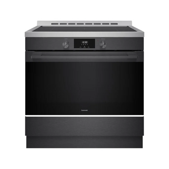 Euromaid 90cm Induction Freestanding Cooker Dark Stainless