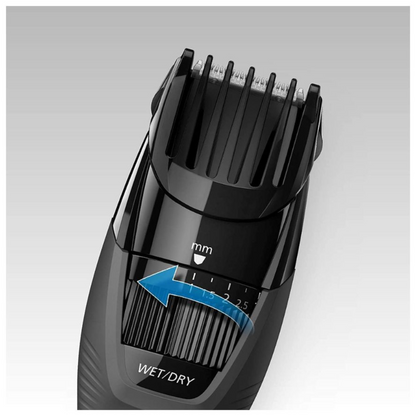 Panasonic Rechargeable Beard Trimmer - Waterproof in Black