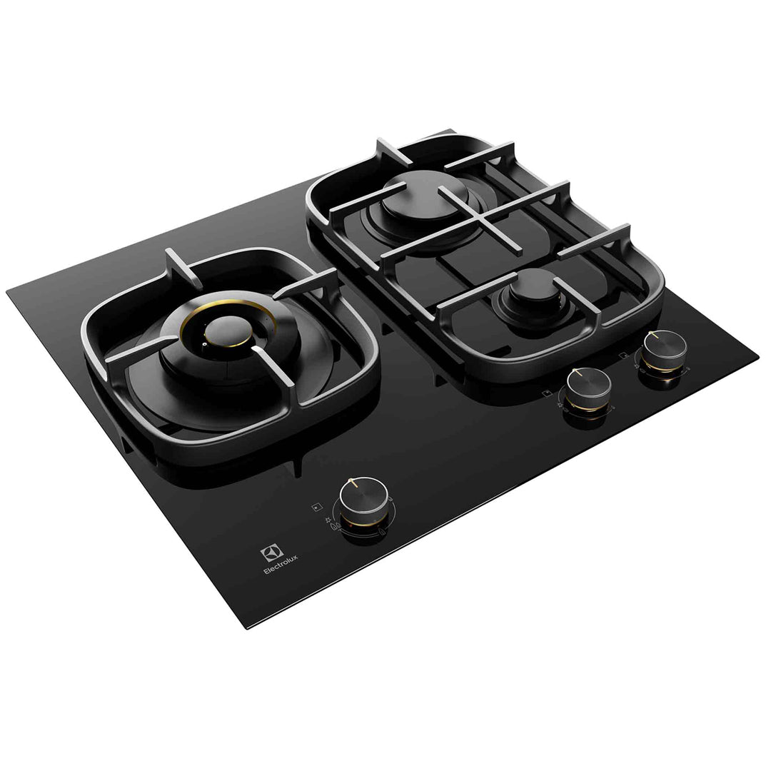 Electrolux 60cm Gas Cooktop in Black Ceramic Glass - EHG635BE image_2