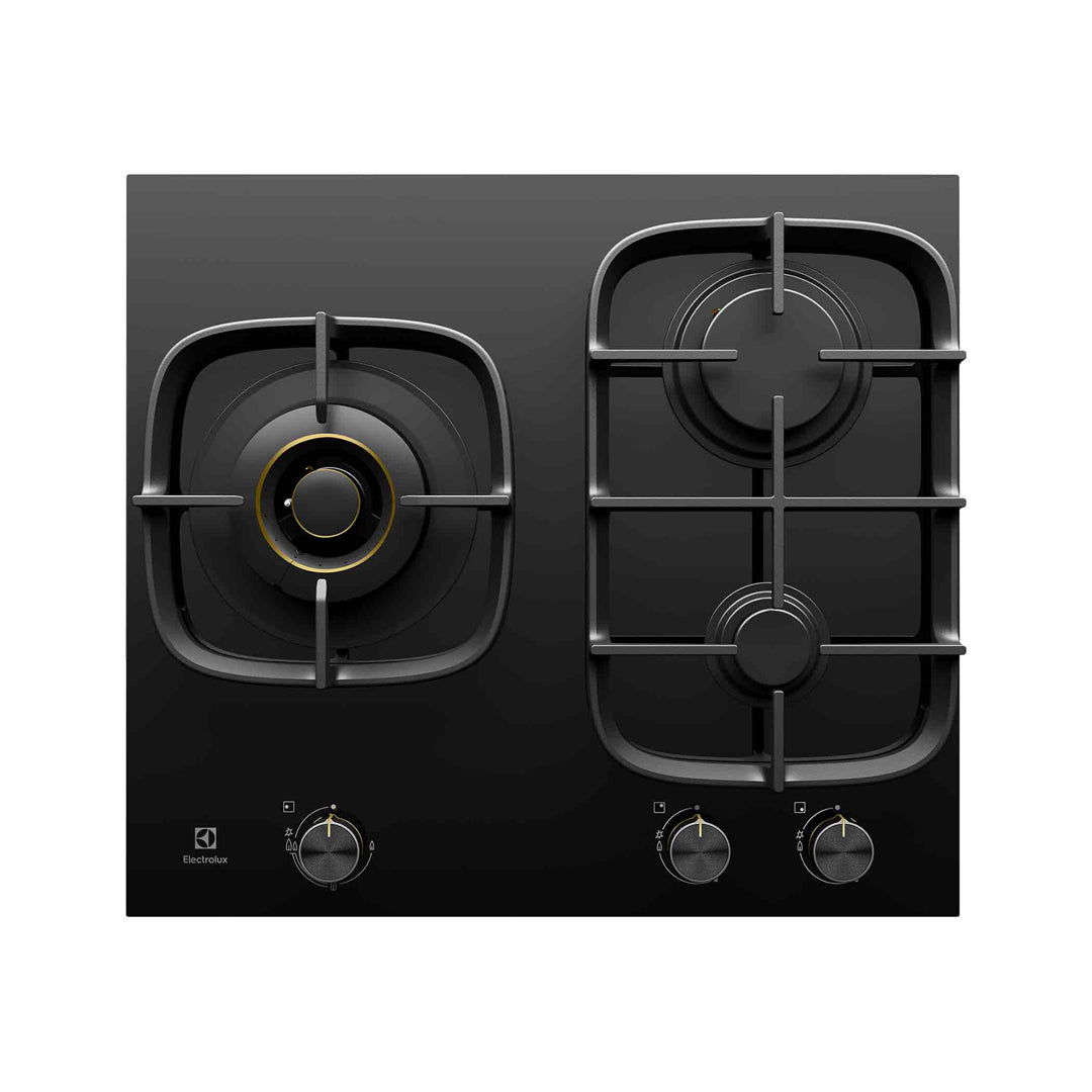 Electrolux 60cm Gas Cooktop in Black Ceramic Glass - EHG635BE image_1