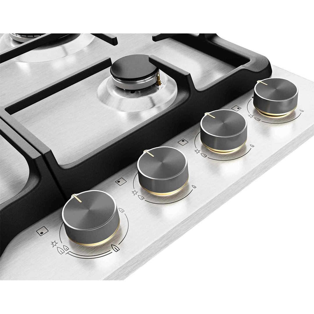 Electrolux 60cm 4 Burner Gas Cooktop in Stainless Steel - EHG645SE image_3