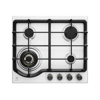 Electrolux 60cm 4 Burner Gas Cooktop in Stainless Steel - EHG645SE image_1