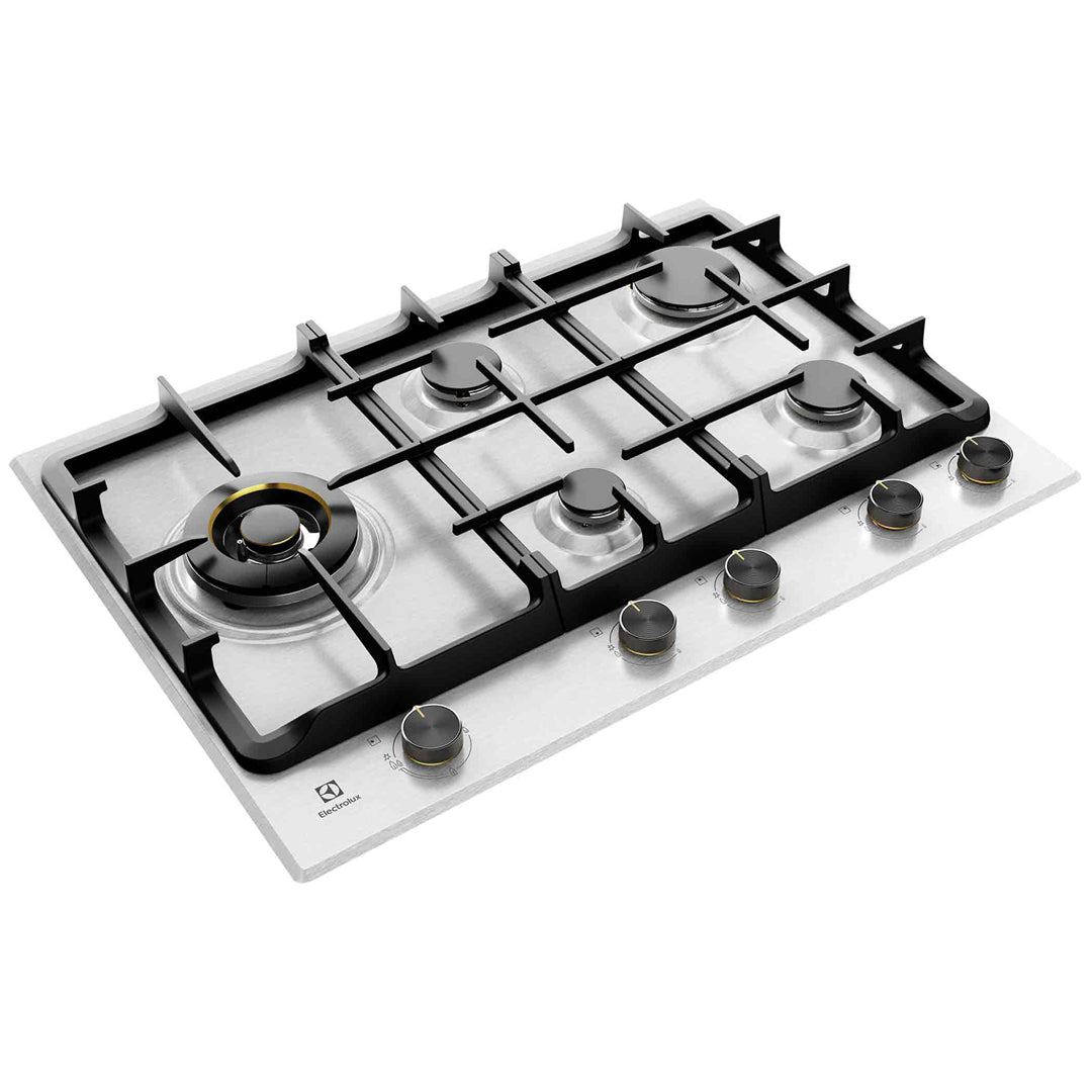 Electrolux 75cm 5 Burner Gas Cooktop in Stainless Steel - EHG755SE image_2
