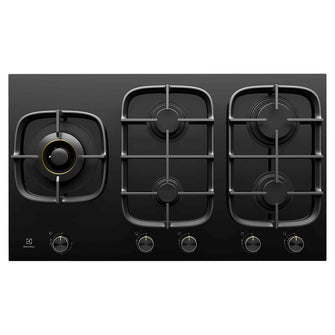 Electrolux 90cm 5 Burner Gas Cooktop in Black - EHG955BE image_1