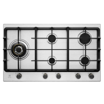 Electrolux 90cm 5 Burner Gas Cooktop in Stainless Steel - EHG955SE image_1