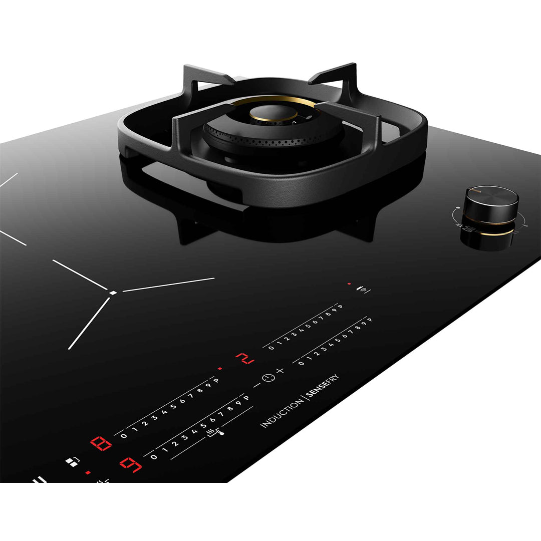 Electrolux 90cm Induction Cooktop with Gas Hob - EHH957BE image_2