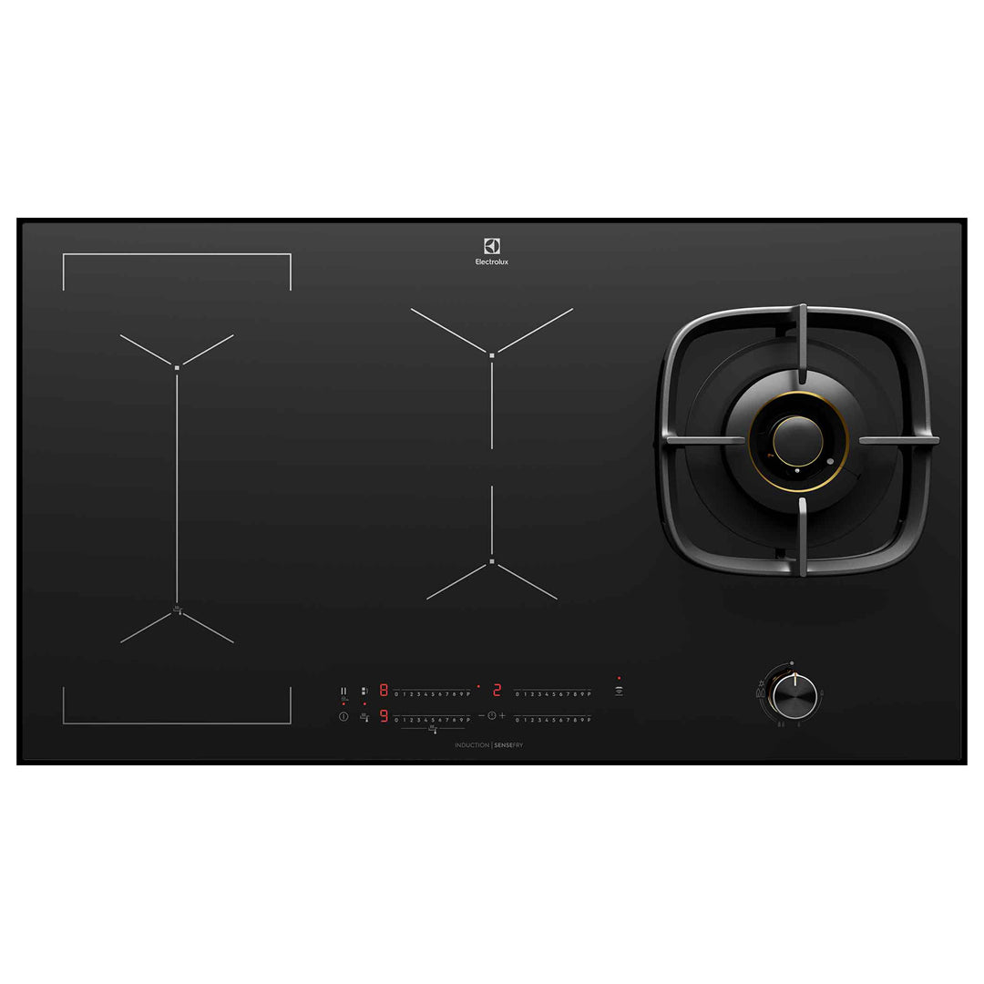 Electrolux 90cm Induction Cooktop with Gas Hob EHH957BE BiRite Home