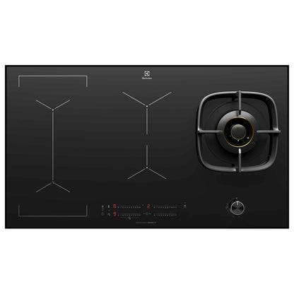 Electrolux 90cm Induction Cooktop with Gas Hob - EHH957BE image_1