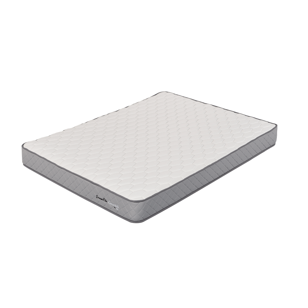 DreamRite mattress at an angle on a white background