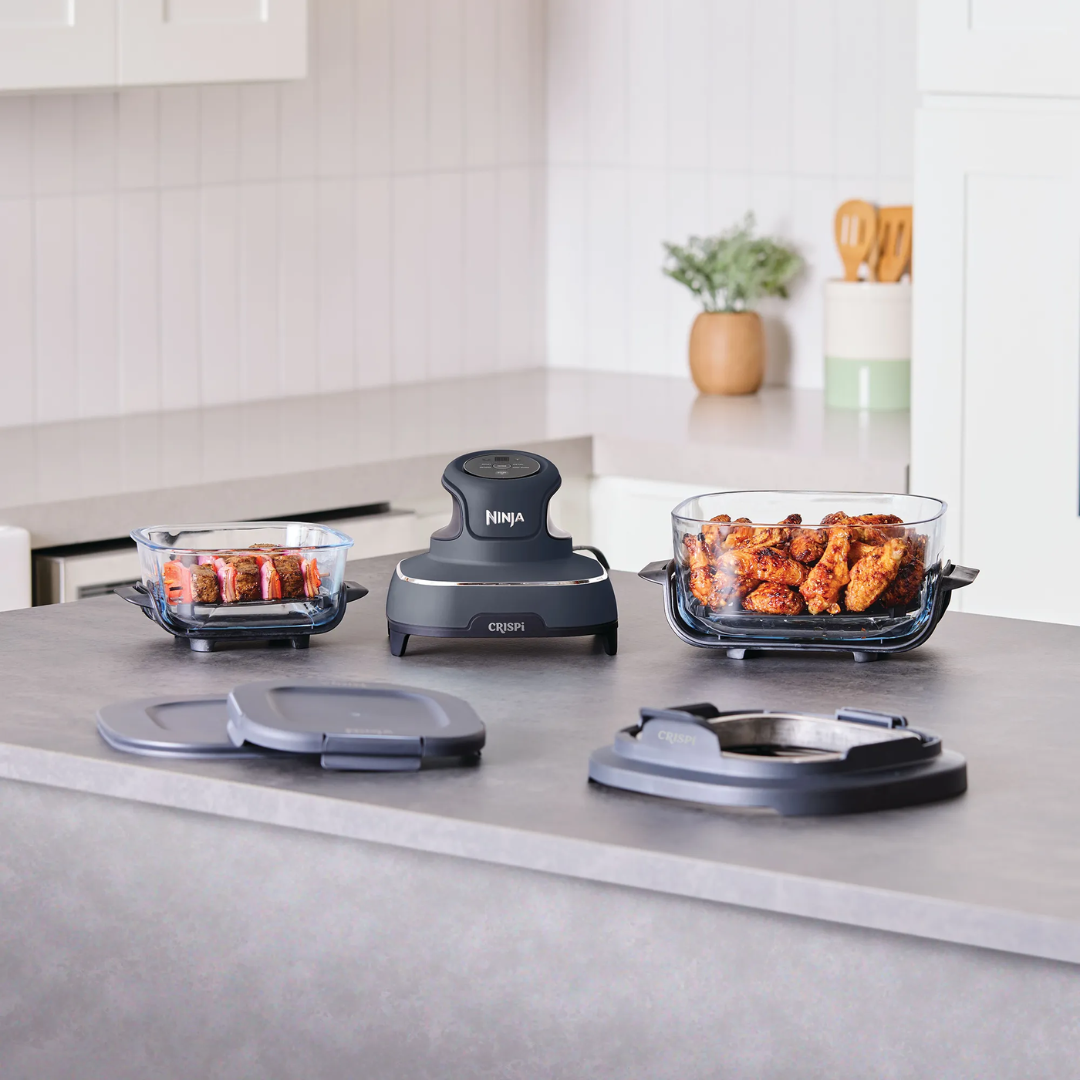 Ninja Crispi 4-in-1 Portable Glass Air Fryer - Cyberspace