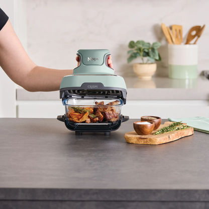 Ninja Crispi 4-in-1 Portable Glass Air Fryer - Sage Green