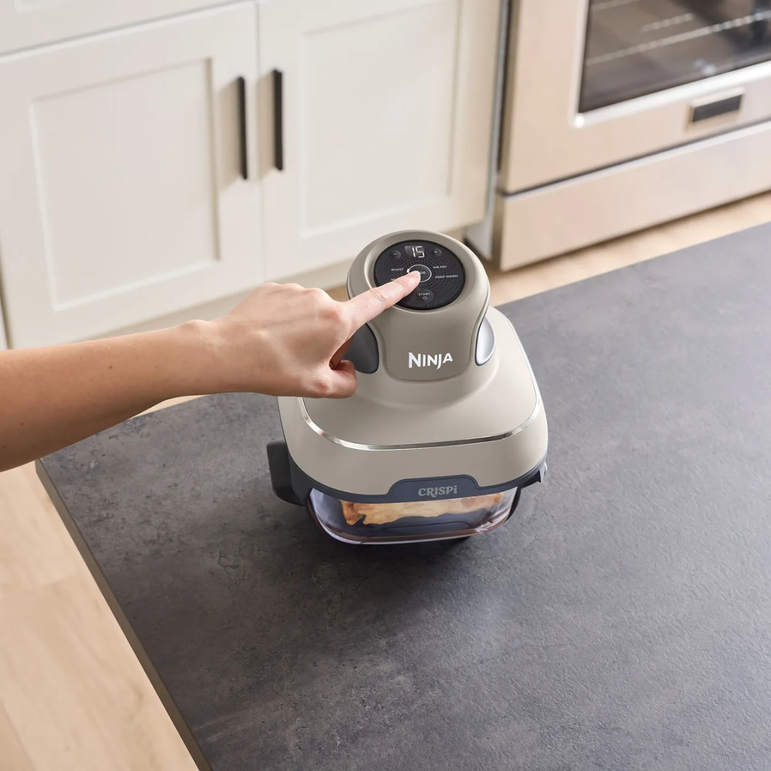 Ninja Crispi 4-in-1 Portable Glass Air Fryer - Stone