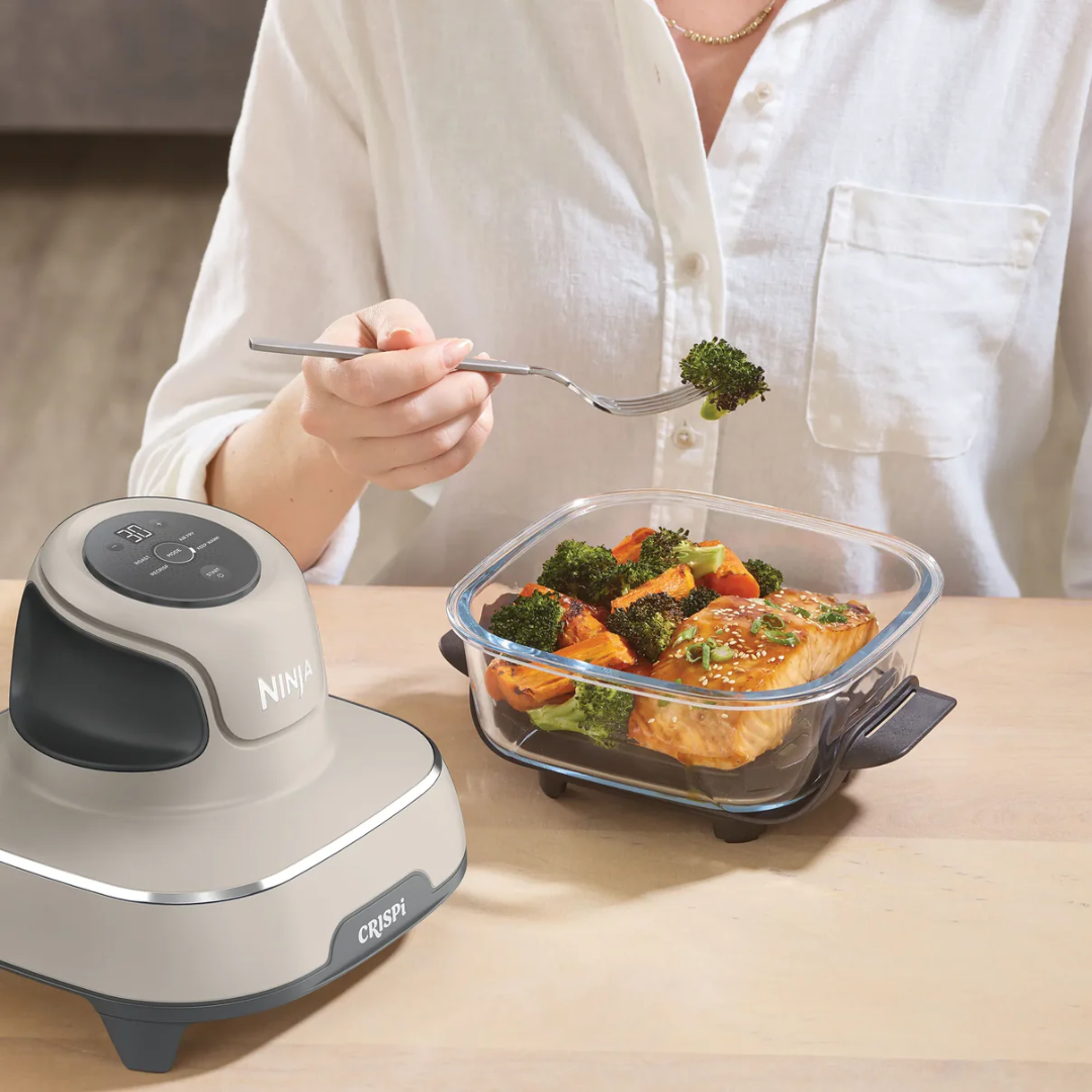 Ninja Crispi 4-in-1 Portable Glass Air Fryer - Stone