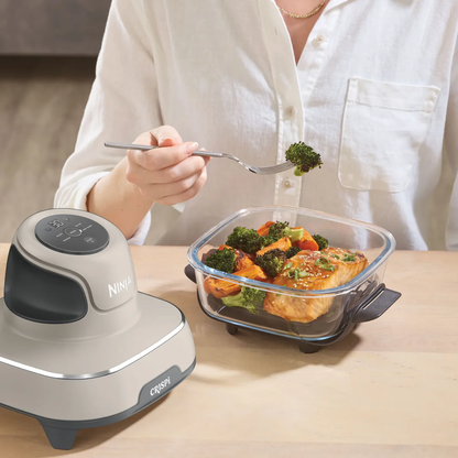 Ninja Crispi 4-in-1 Portable Glass Air Fryer - Stone