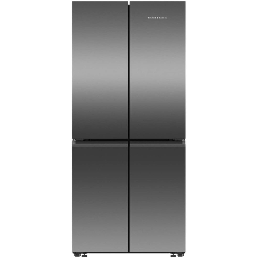 Fisher & Paykel 498L Freestanding Quad Door Refrigerator Freezer in Black - RF500QNB1 image_1