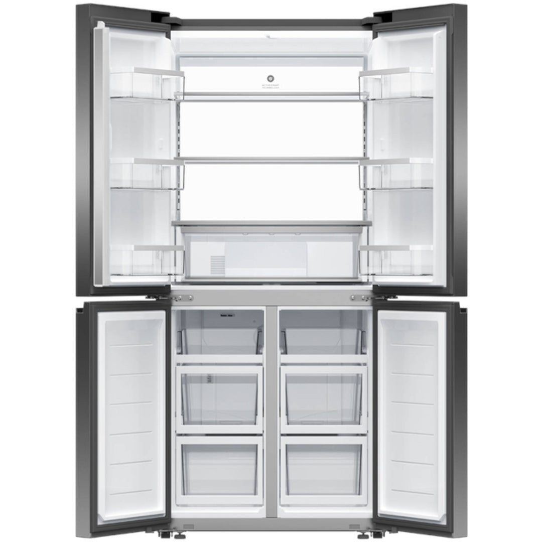 Fisher & Paykel 498L Freestanding Quad Door Refrigerator Freezer in Black - RF500QNB1 image_2