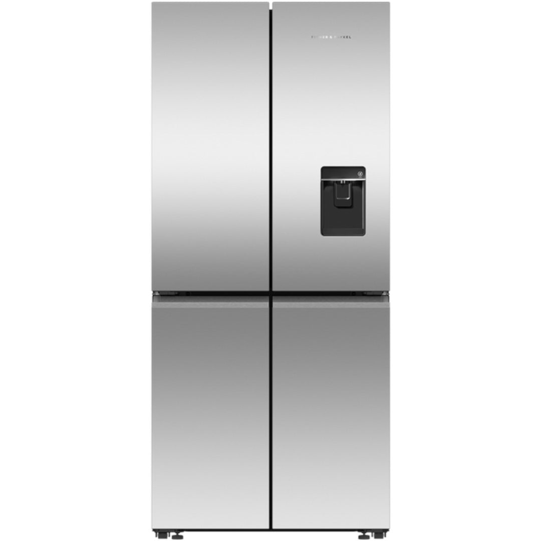 Fisher & Paykel 498L Freestanding Quad Door Refrigerator Freezer with Ice and Water - RF500QNUX1 image_1