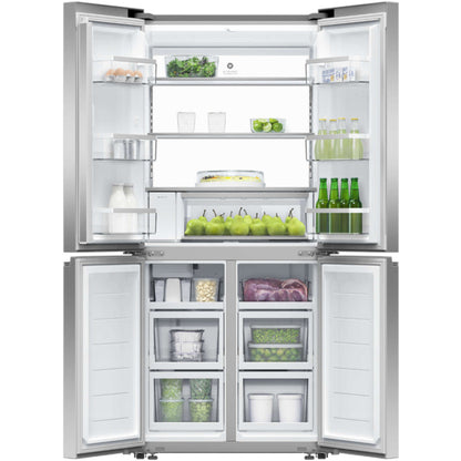 Fisher & Paykel 498L Freestanding Quad Door Refrigerator Freezer with Ice and Water - RF500QNUX1 image_2