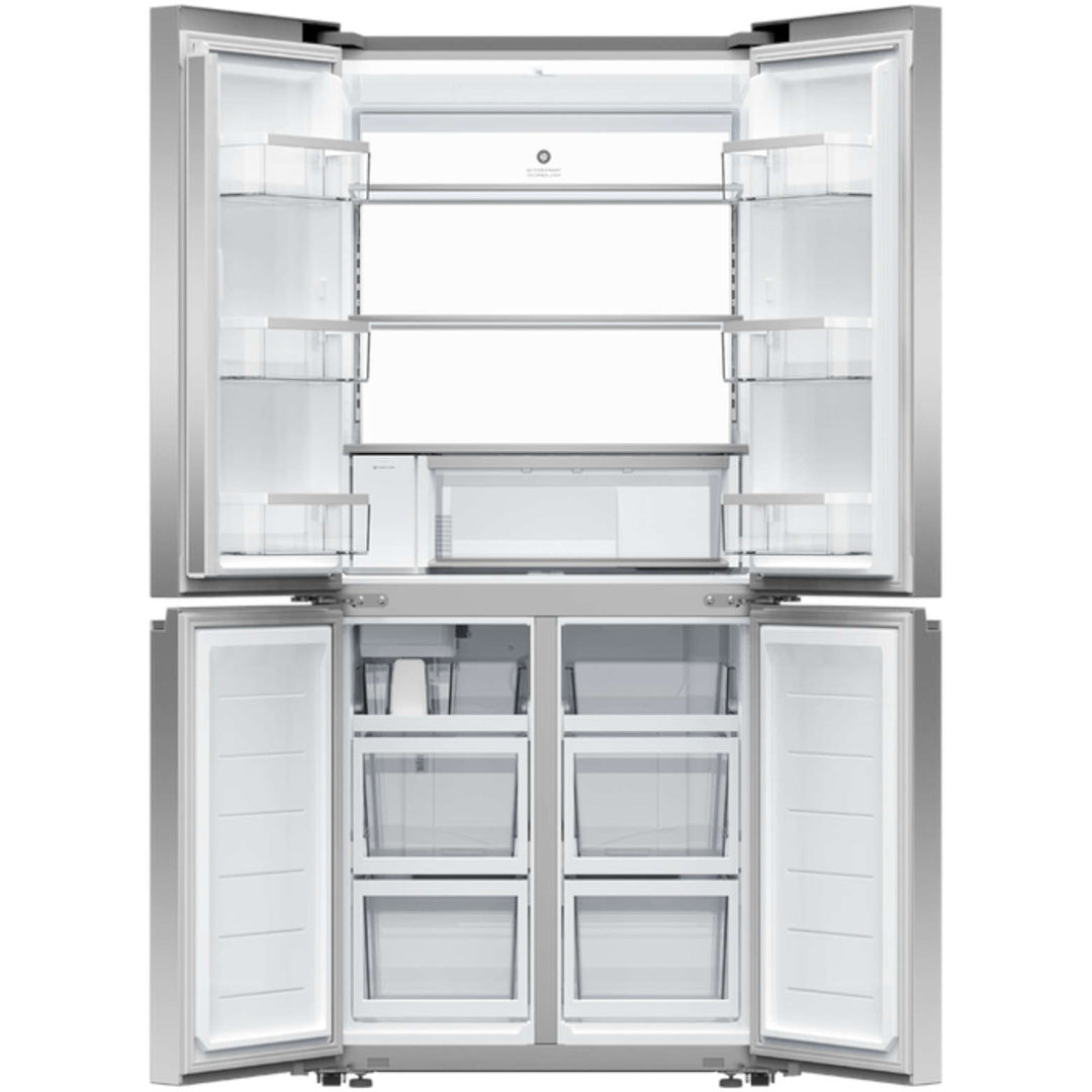 Fisher & Paykel 498L Freestanding Quad Door Refrigerator Freezer with Ice and Water - RF500QNUX1 image_3