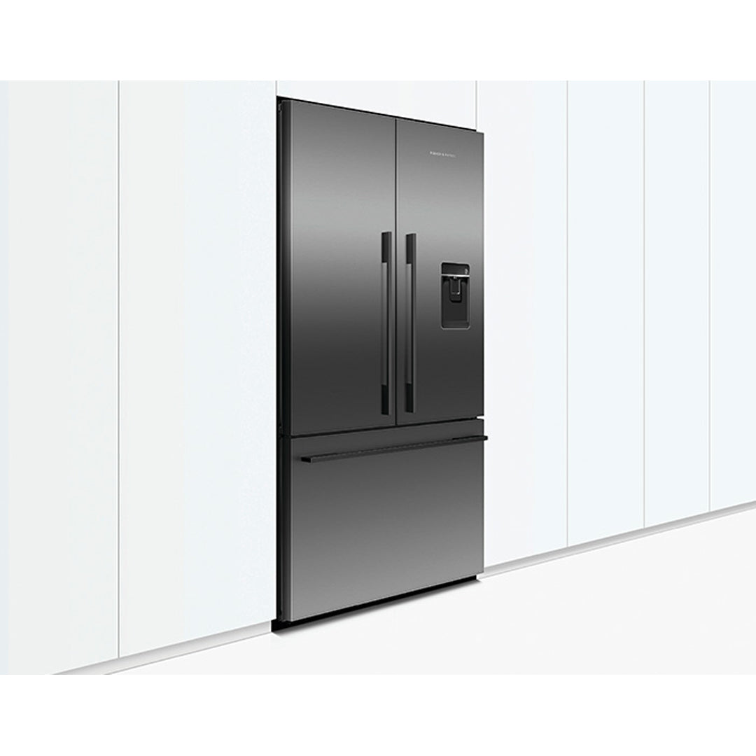 Fisher & Paykel 900mm 569L Ice and Water Black French Door - RF610ADUB5 image_2