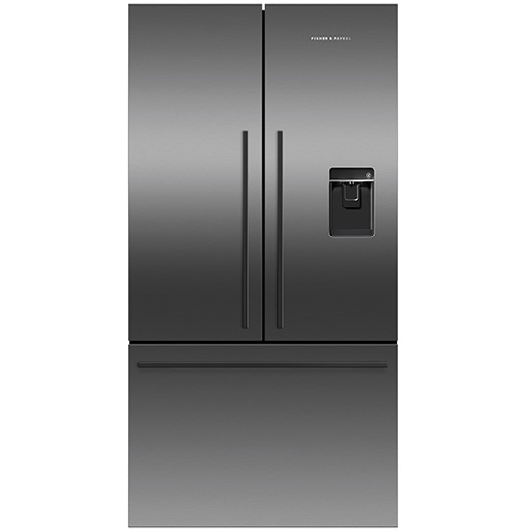 Fisher & Paykel 900mm 569L Ice and Water Black French Door