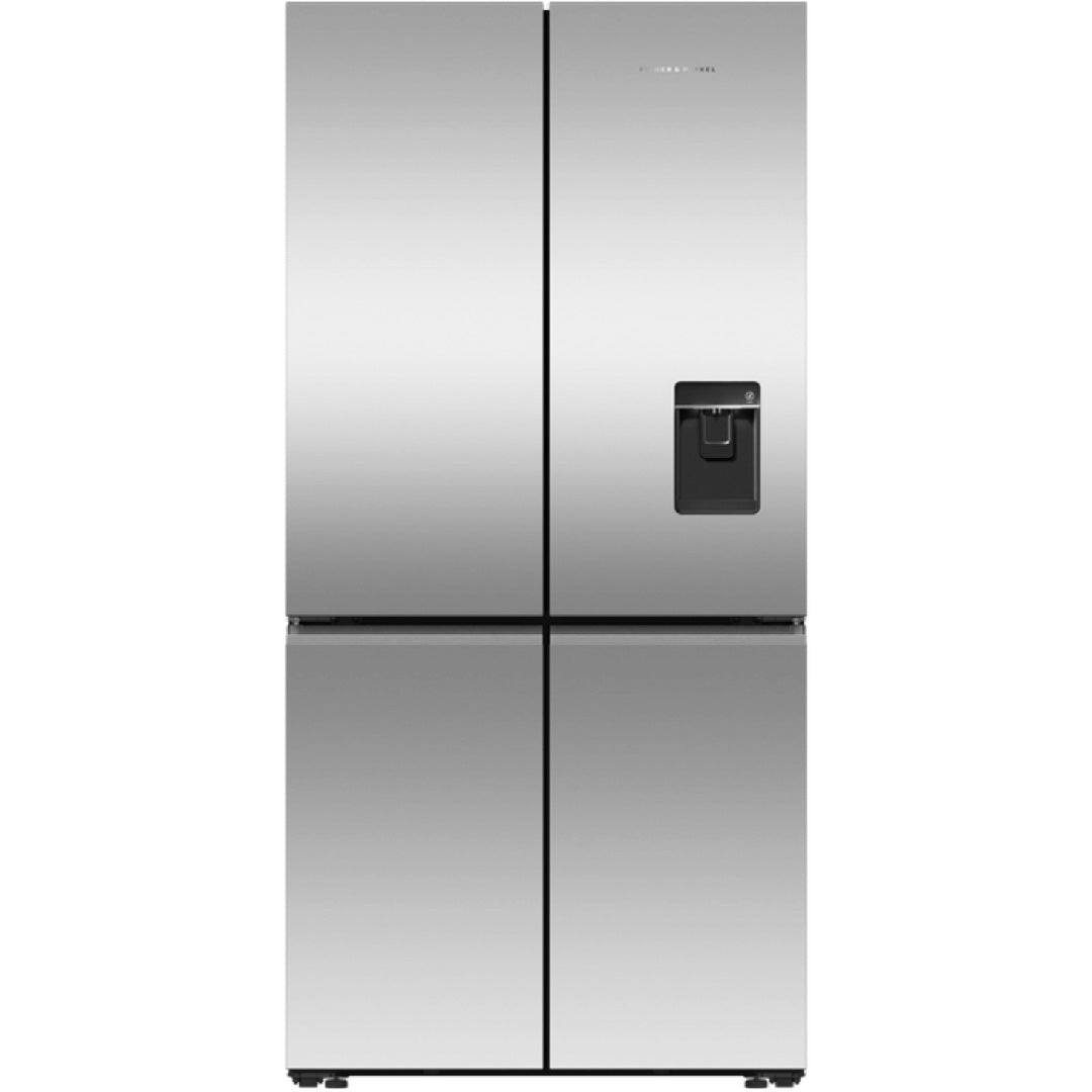 Fisher & Paykel Stainless Steel Quad Door Fridges 690L, Ice and Water - RF730QNUVX1 image_1