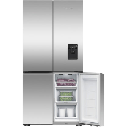 Fisher & Paykel Stainless Steel Quad Door Fridges 690L, Ice and Water - RF730QNUVX1 image_2