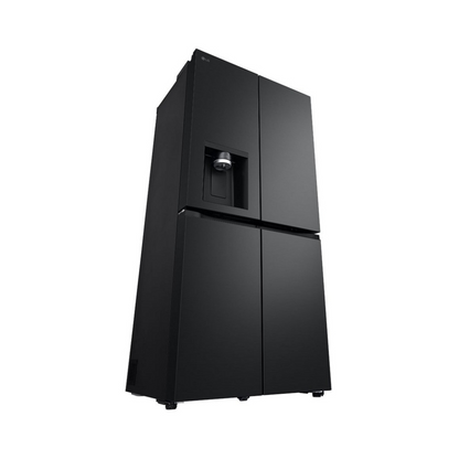 LG 506L Ice and Water Dispenser French Door Fridge Matte Black