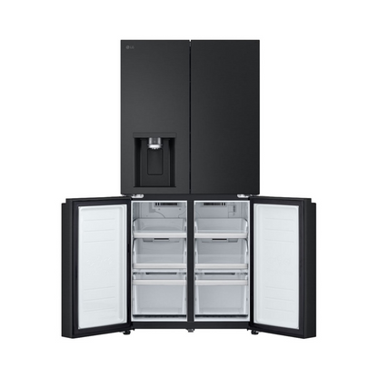 LG 506L Ice and Water Dispenser French Door Fridge Matte Black