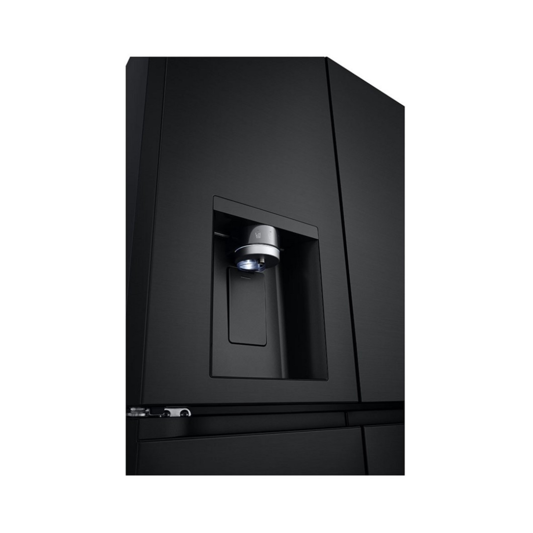 LG 506L Ice and Water Dispenser French Door Fridge Matte Black