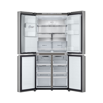 LG 508L Ice and Water Dispenser French Door Fridge Stainless Steel