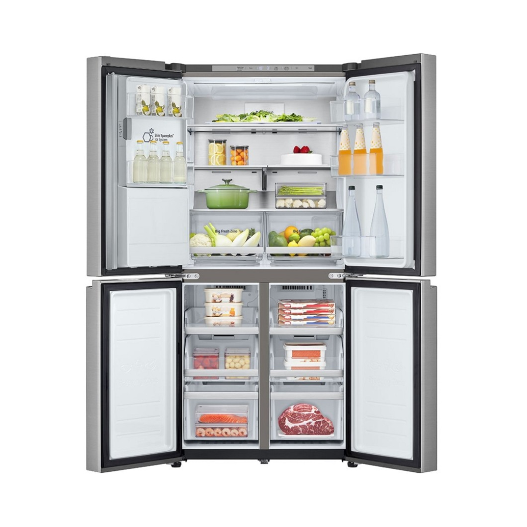 LG 508L Ice and Water Dispenser French Door Fridge Stainless Steel