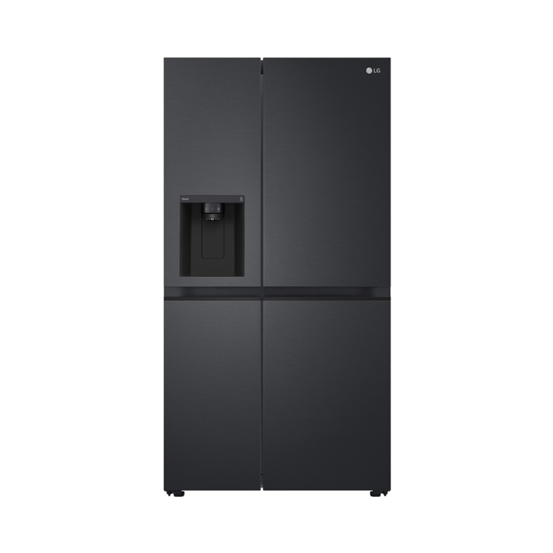 LG 635L Side by Side Fridge with Ice and Water Matte Black