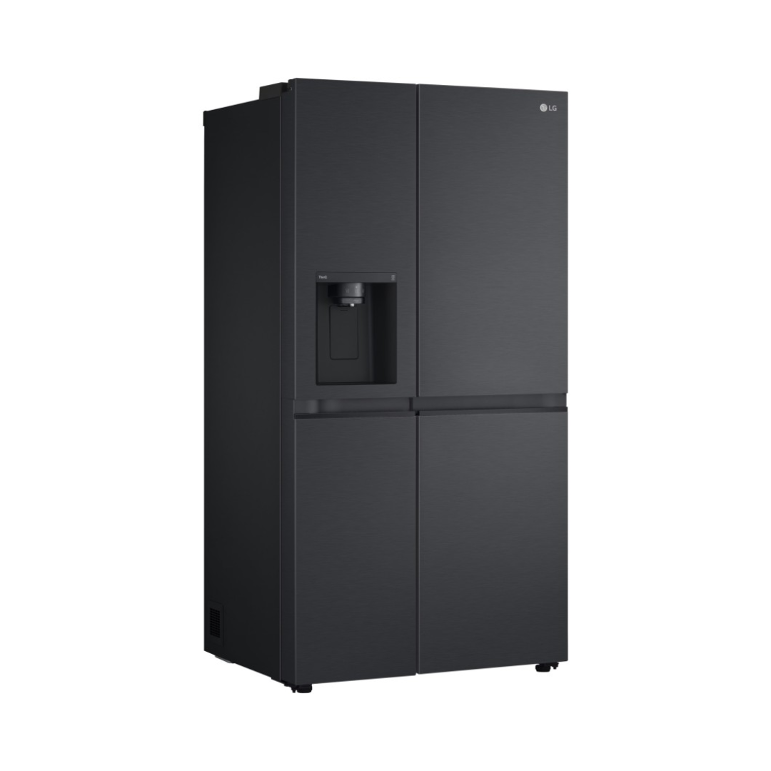 LG 635L Side by Side Fridge with Ice and Water Matte Black