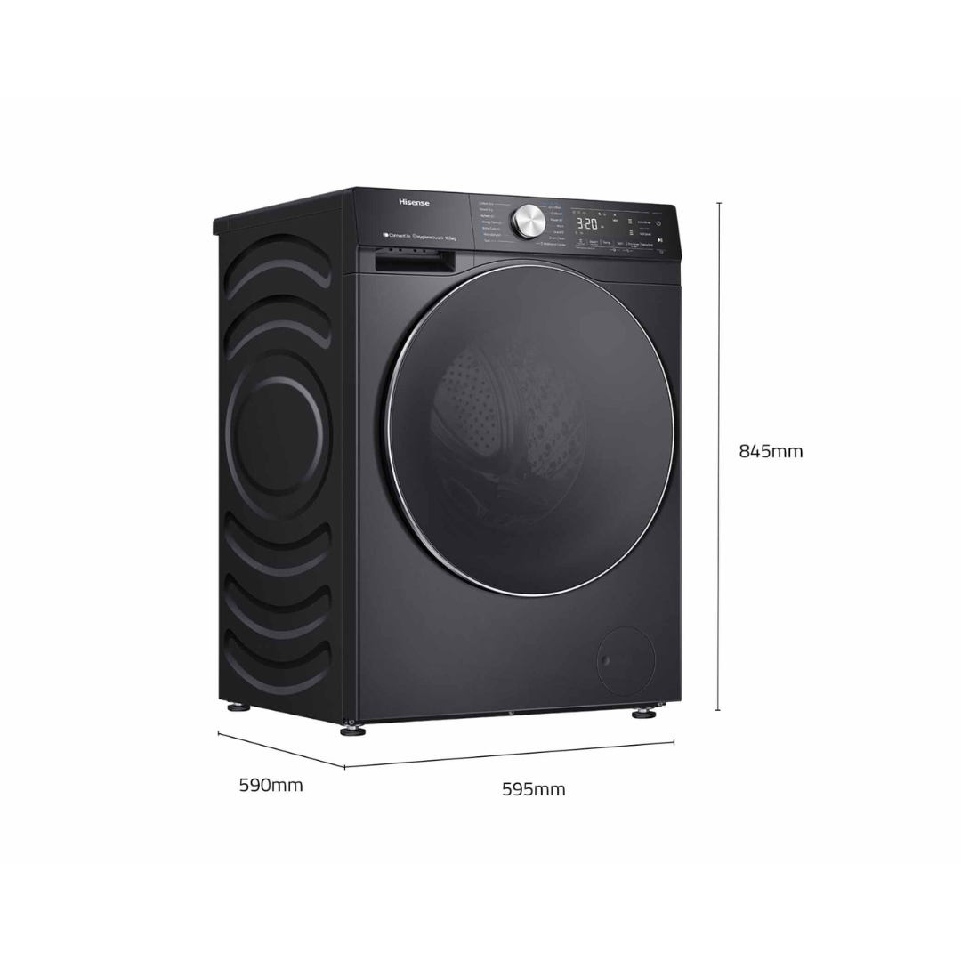 Hisense 10kg/6kg Washer Dryer Combo Black