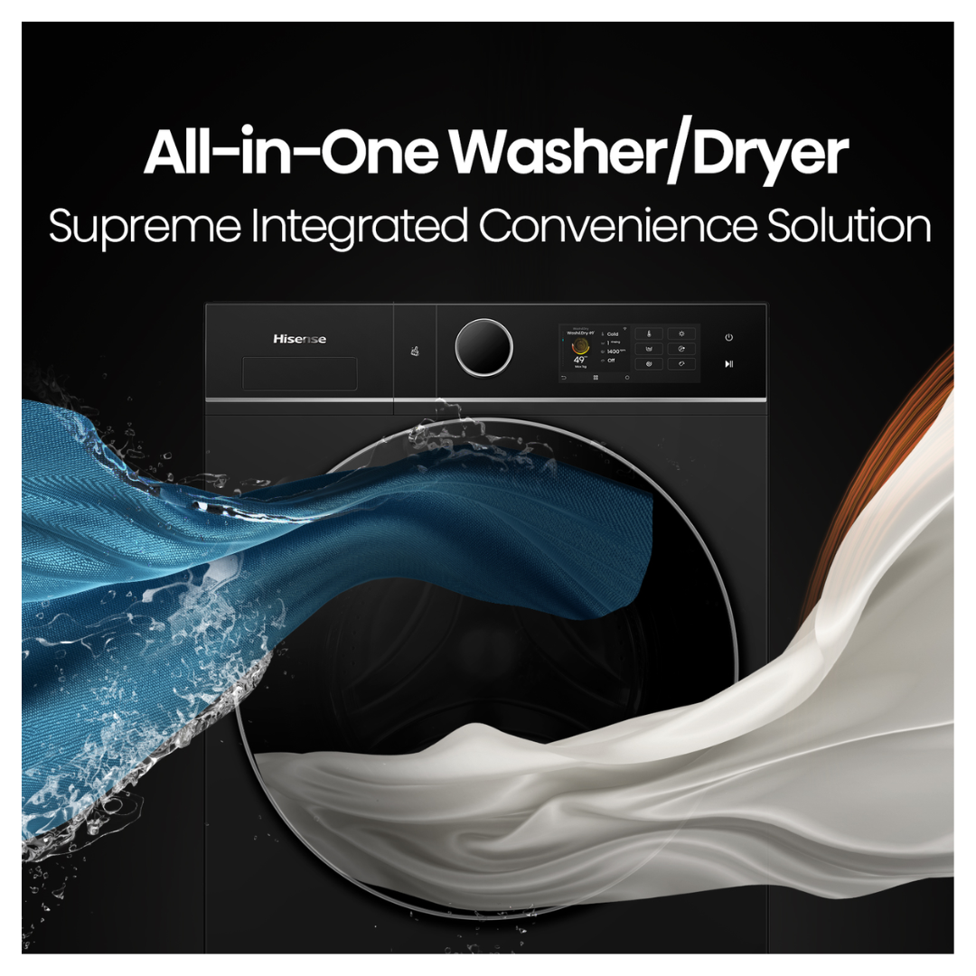 Hisense Series 8i Washer & Heat Pump Dryer Combo
