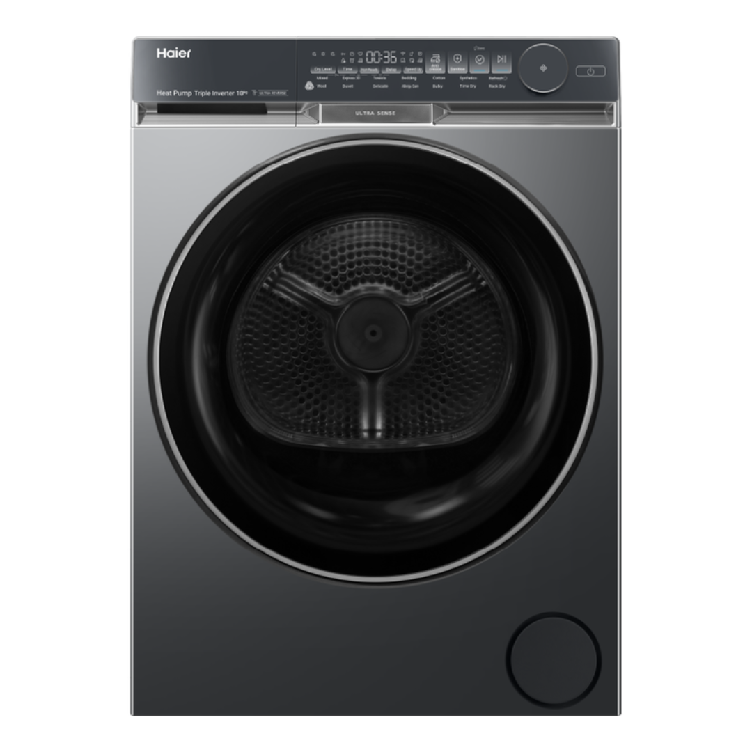Haier 10kg 500 Series Heat Pump Dryer Dark Steel