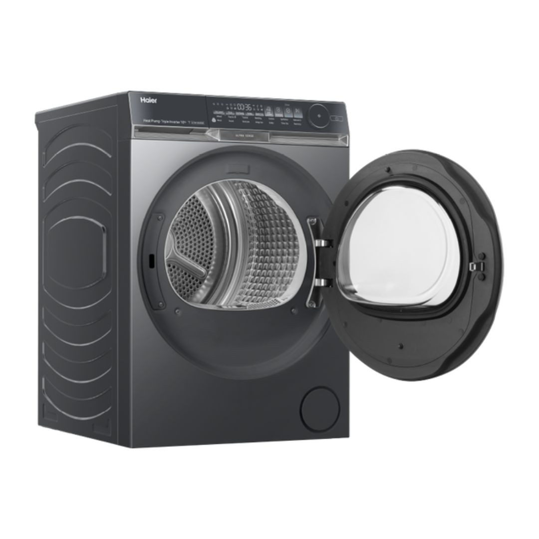 Haier 10kg 500 Series Heat Pump Dryer Dark Steel
