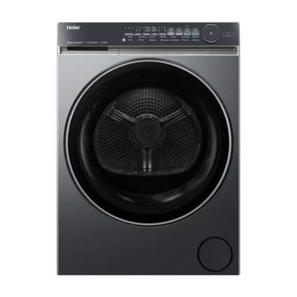 Haier heat pump dryer on a white background