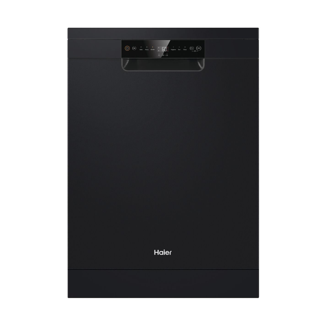 Haier 60cm Freestanding Dishwasher in a Black finish 