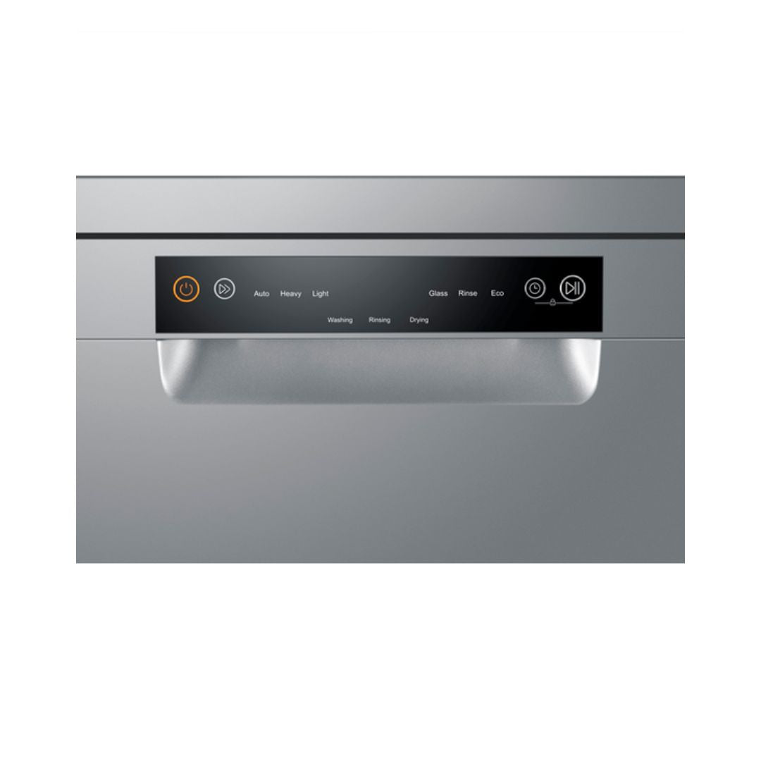 Haier 13 Place Settings 60cm Freestanding Dishwasher Silver HDW13V1S1 BiRite Home Appliances