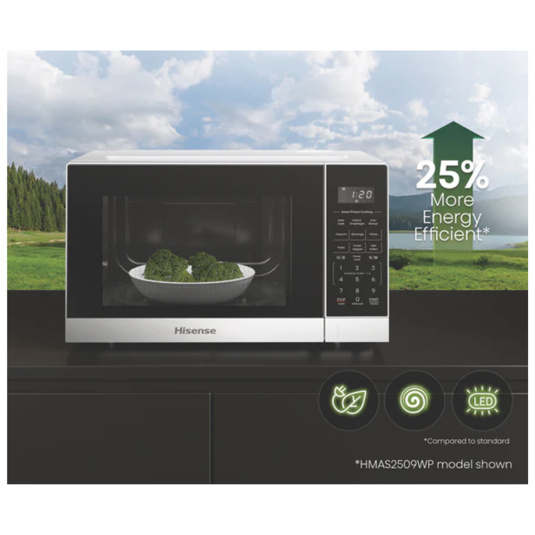 Hisense 25L 900W Microwave White