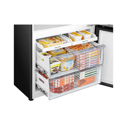 Hisense 500L PureFlat Bottom Mount Fridge Dark Steel