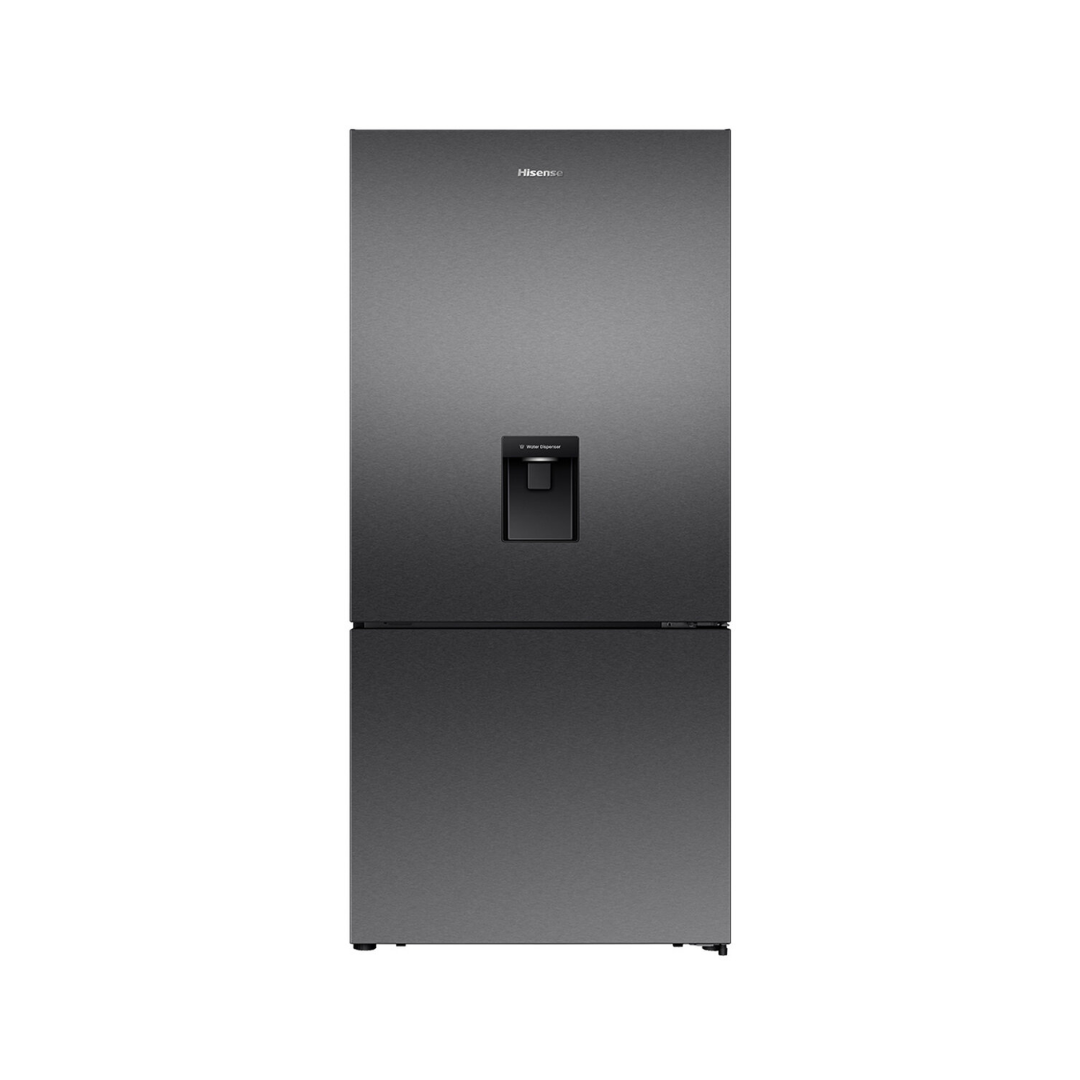 Hisense 500L PureFlat Bottom Mount Fridge Dark Steel